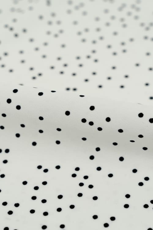 Koshibo color blanco con lunar negro de 2mm