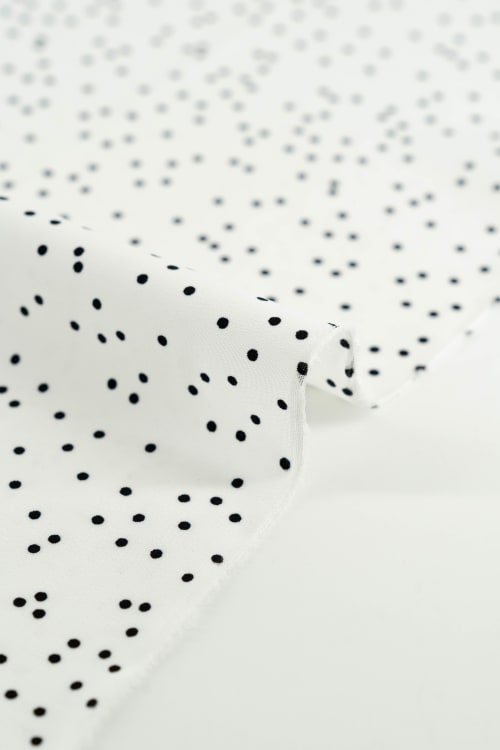 Koshibo color blanco con lunar negro de 2mm