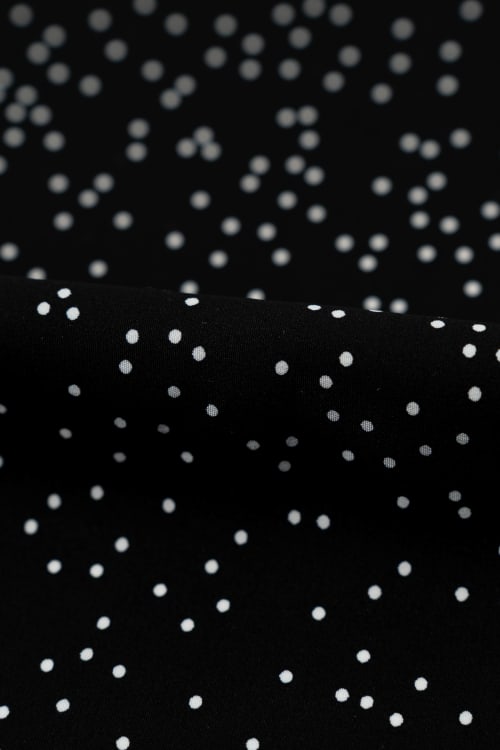 Koshibo color negro con lunar blanco de 2mm