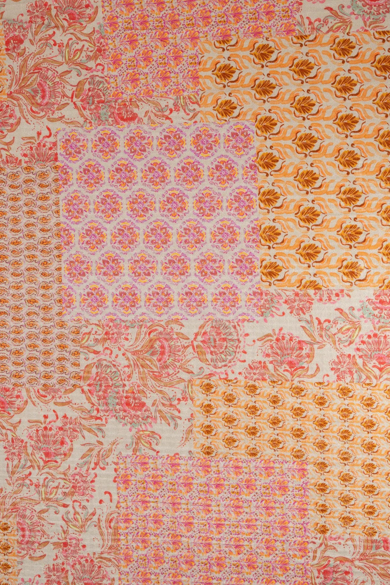 Seersucker estampado flores