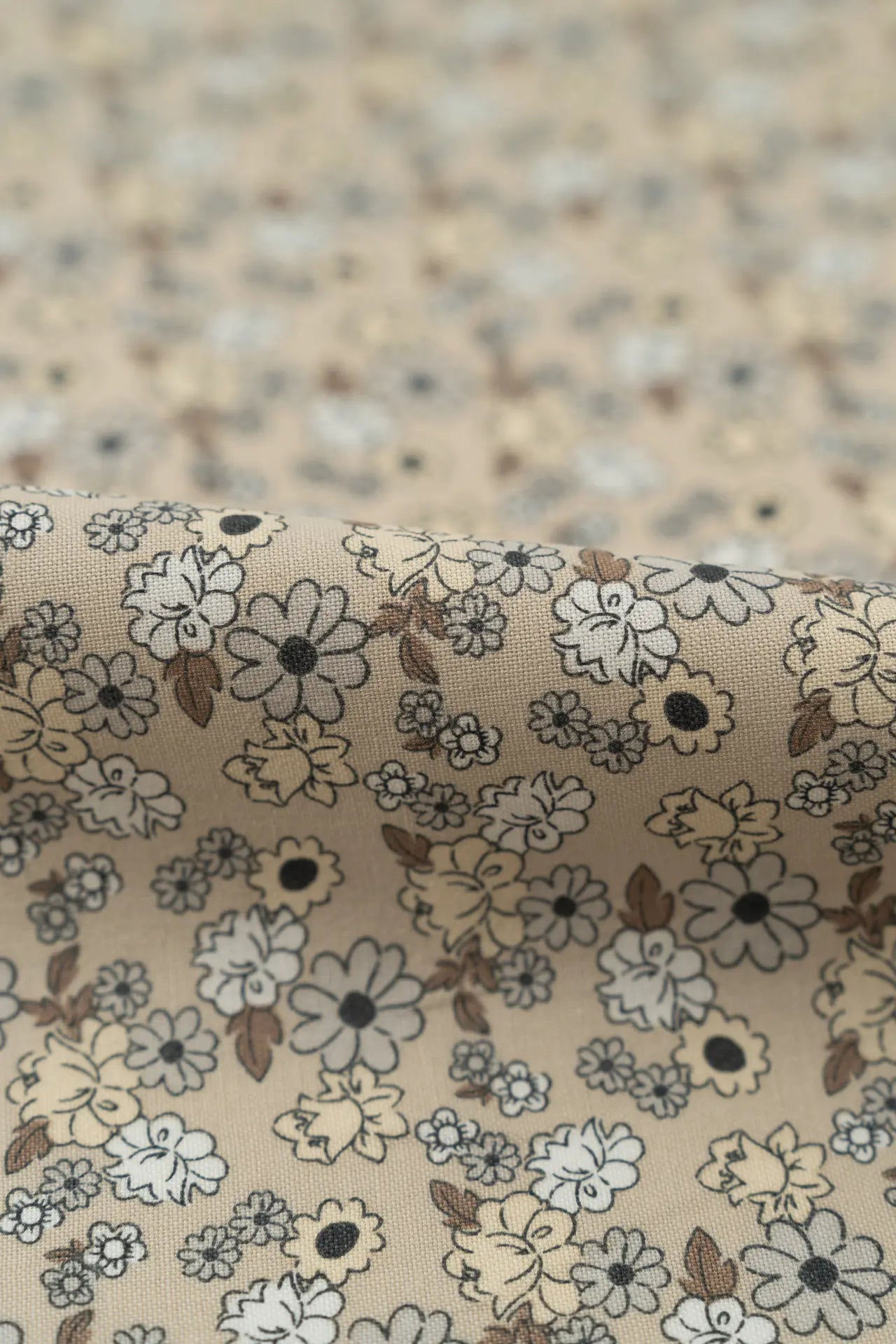 Popelin estampado flores
