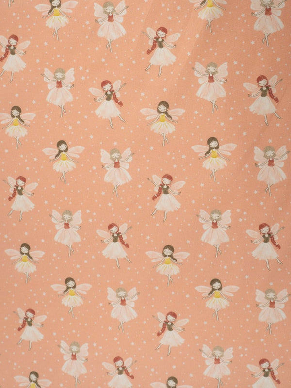 Tejido infantil con estampado de hadas