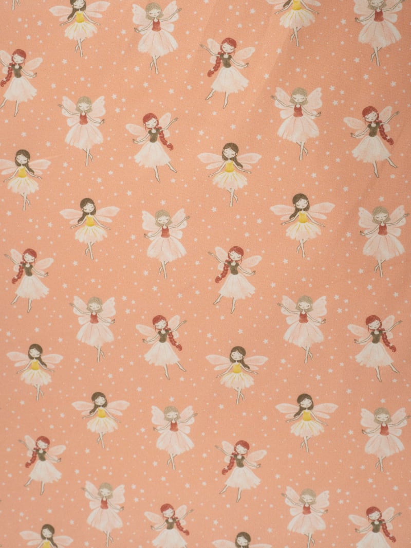 Tejido infantil con estampado de hadas