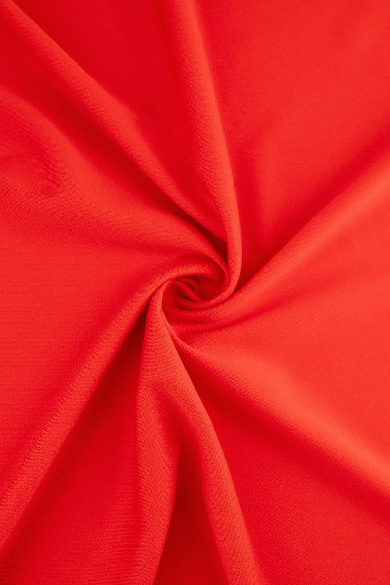 Punto liso rojo