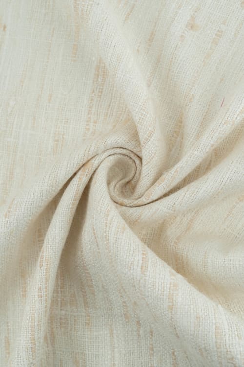 Seda natural color blanco roto