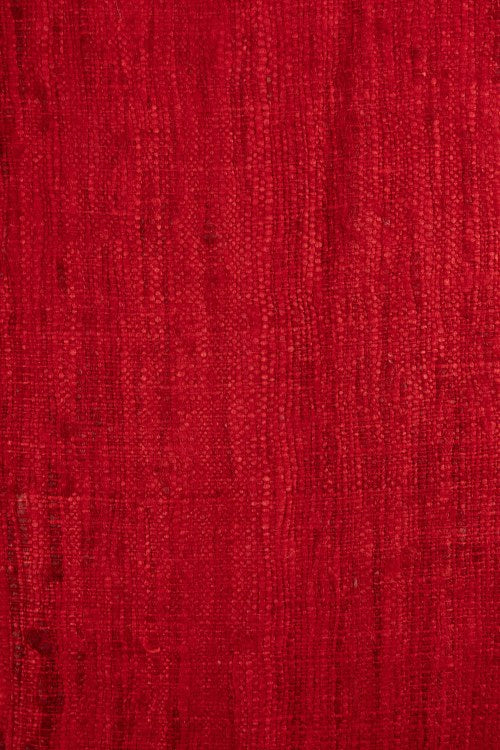 Seda natural color rojo