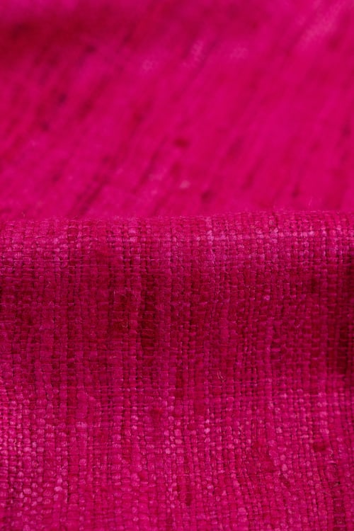 Seda natural color frambuesa