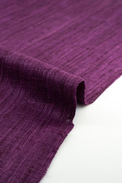 Seda natural color morado oscuro 