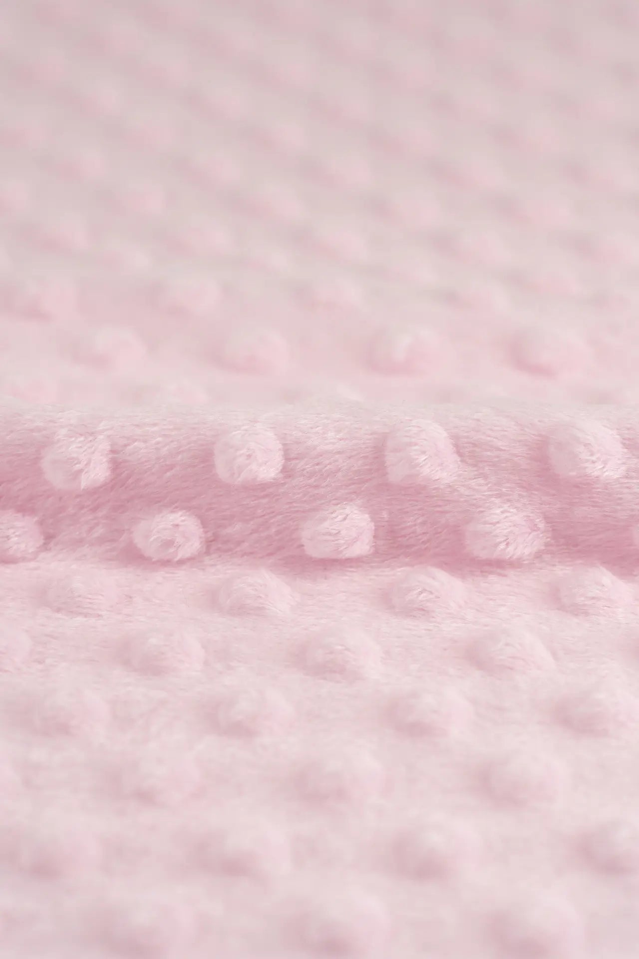 Minky rosa barely pink