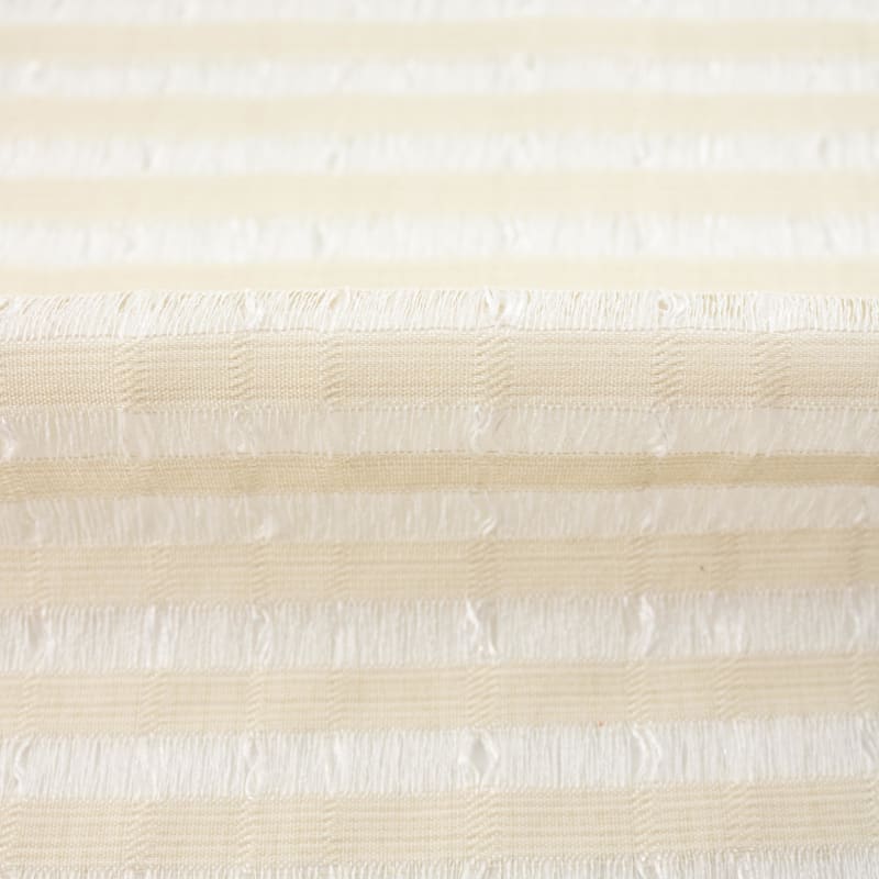 Visillo/Hopsack rayas beige