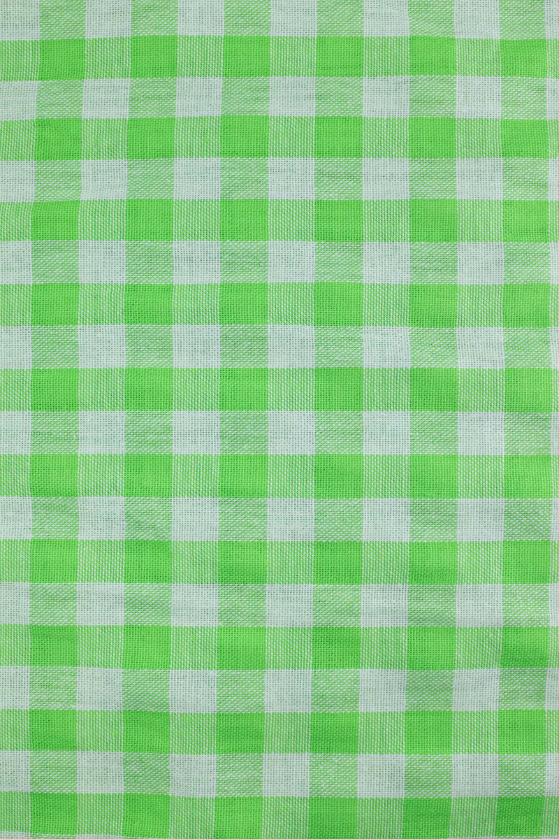 semipanamá cuadros verde lima