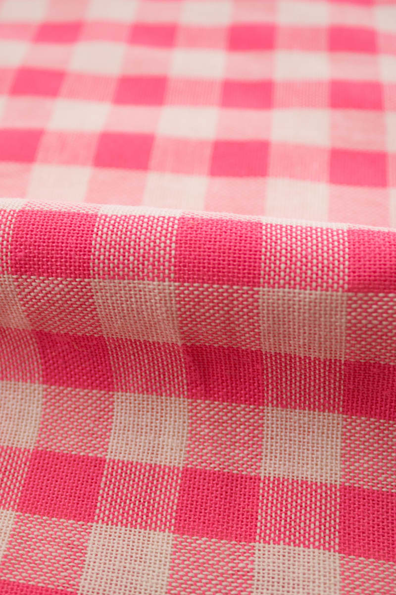 Semipanamá cuadros fucsia