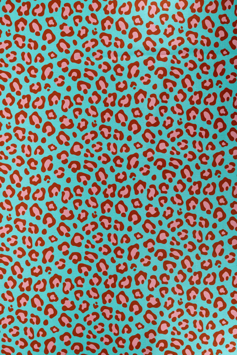Semipanamá animal print leopardo rosa chicle