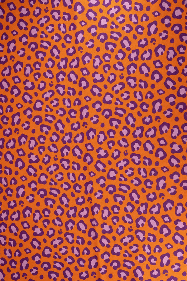 Semipanamá animal print naranja