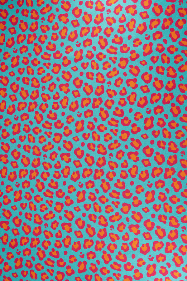Semipanamá animal print rosa fucsia