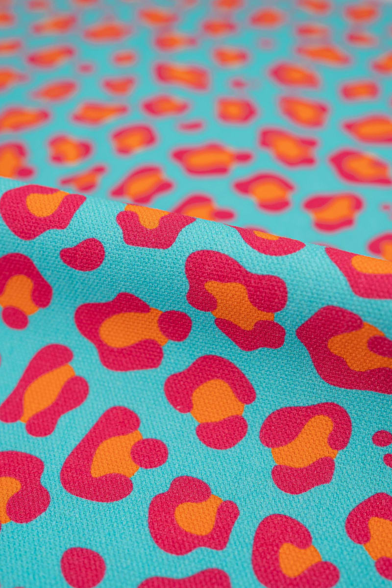 Semipanamá animal print leopardo rosa fucsia