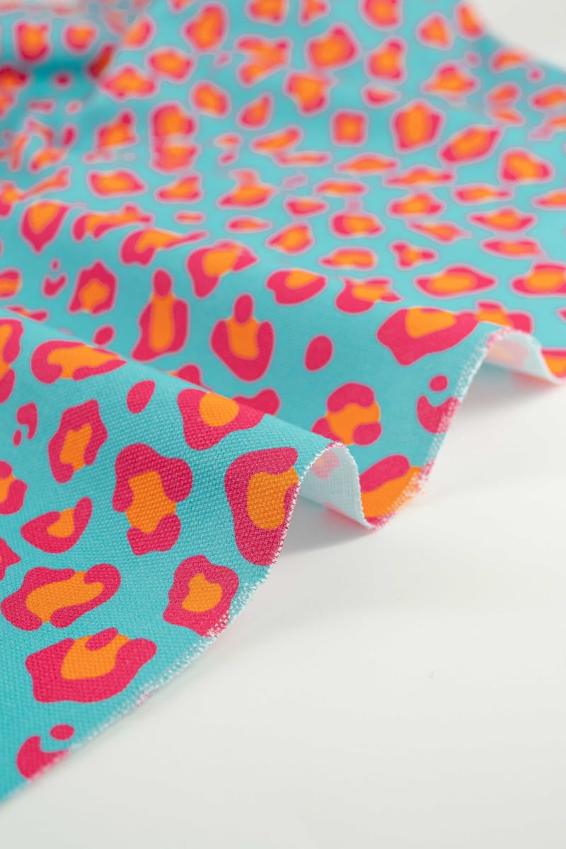 Semipanamá animal print leopardo rosa fucsia
