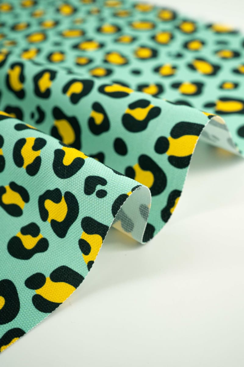 Semipanamá animal print verde botella