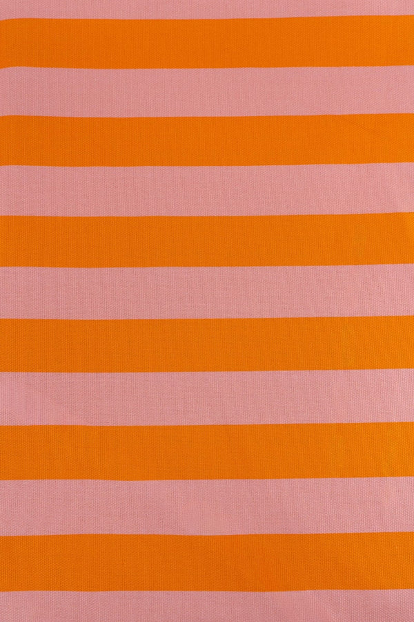 Semipanamá rayas rosa bebe y naranja