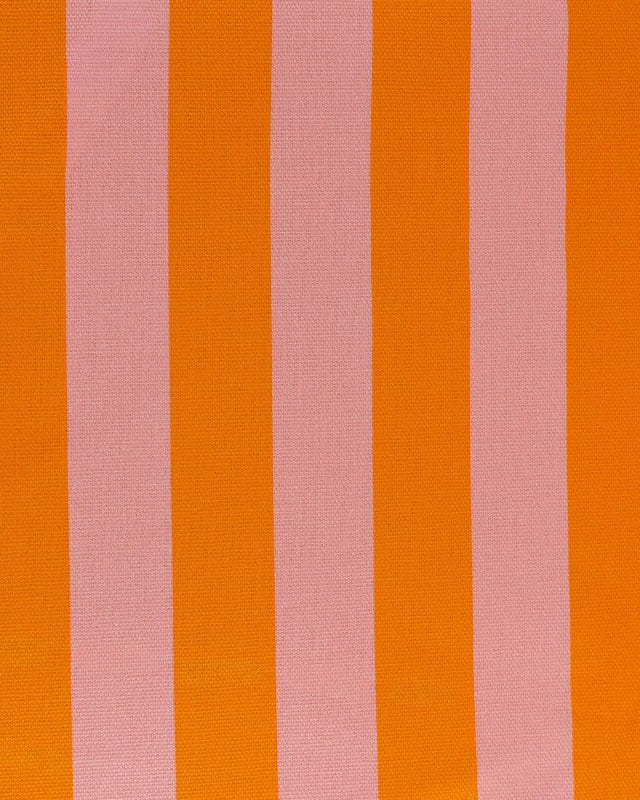 Semipanamá rayas rosa bebe y naranja