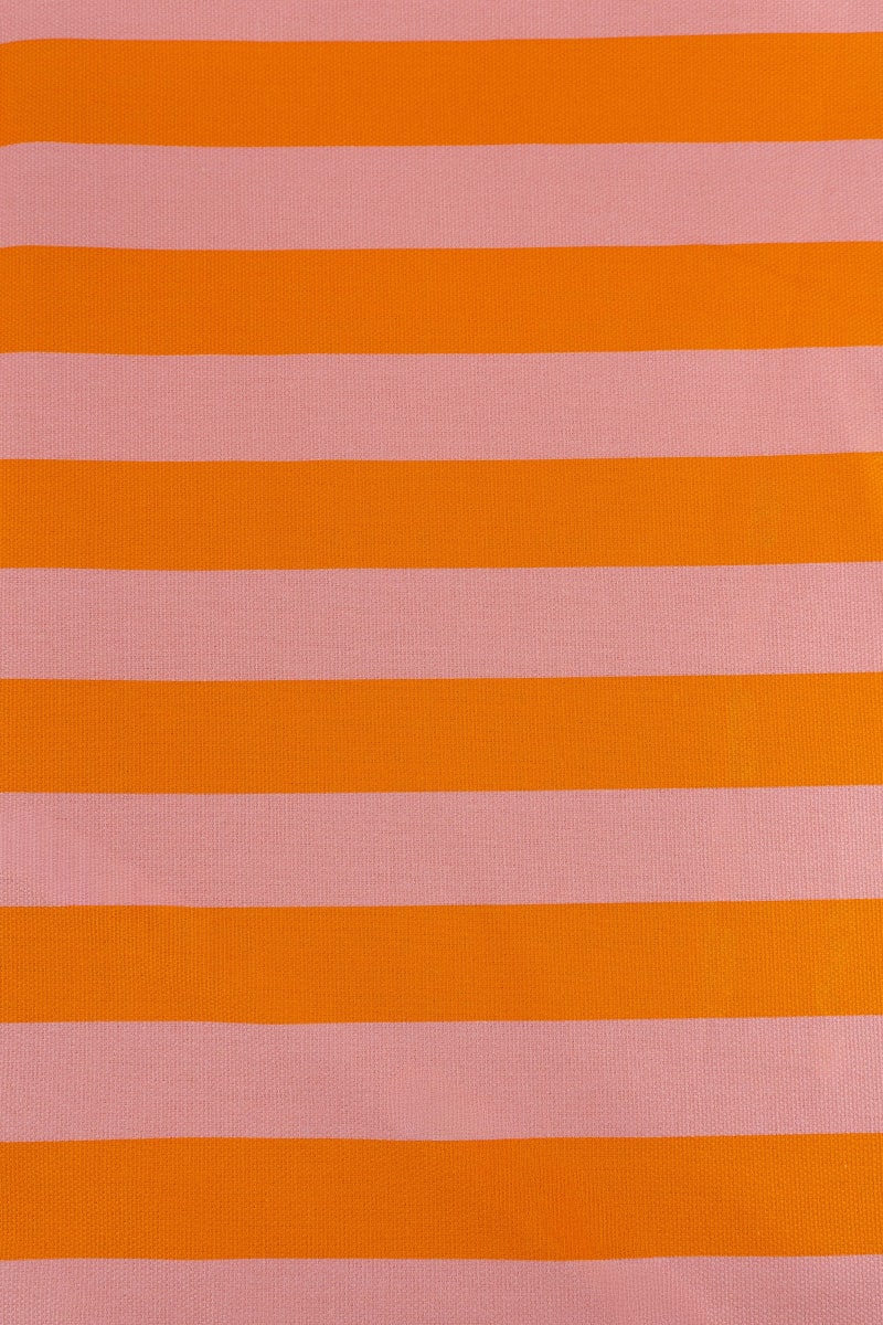 Semipanamá rayas rosa bebe y naranja