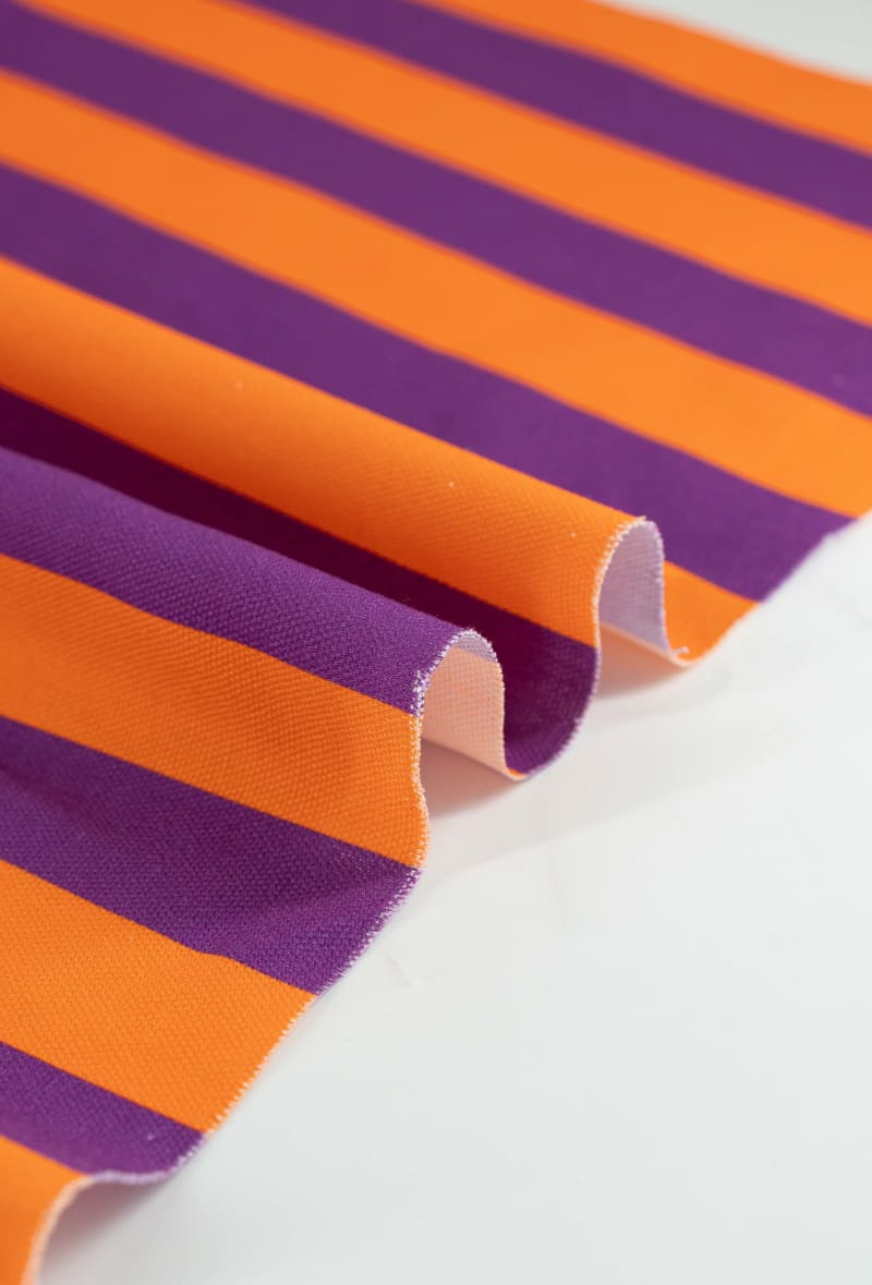 Semipanamá rayas morado y naranja