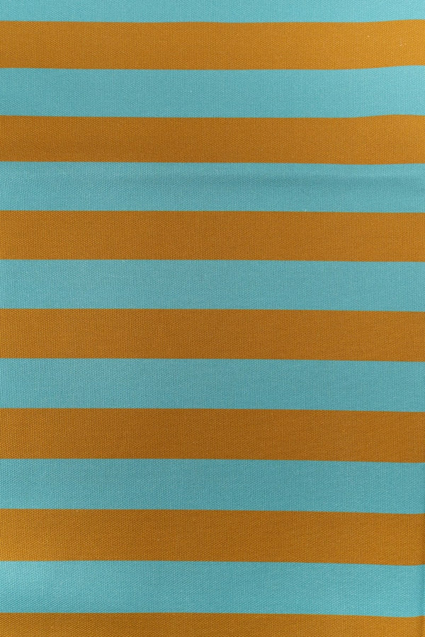Semipanamá rayas oliva y turquesa