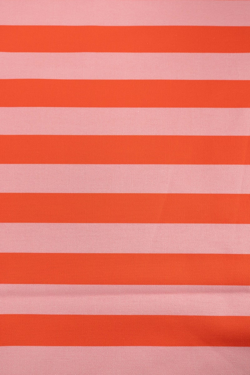 Semipanamá rayas coral y rosa