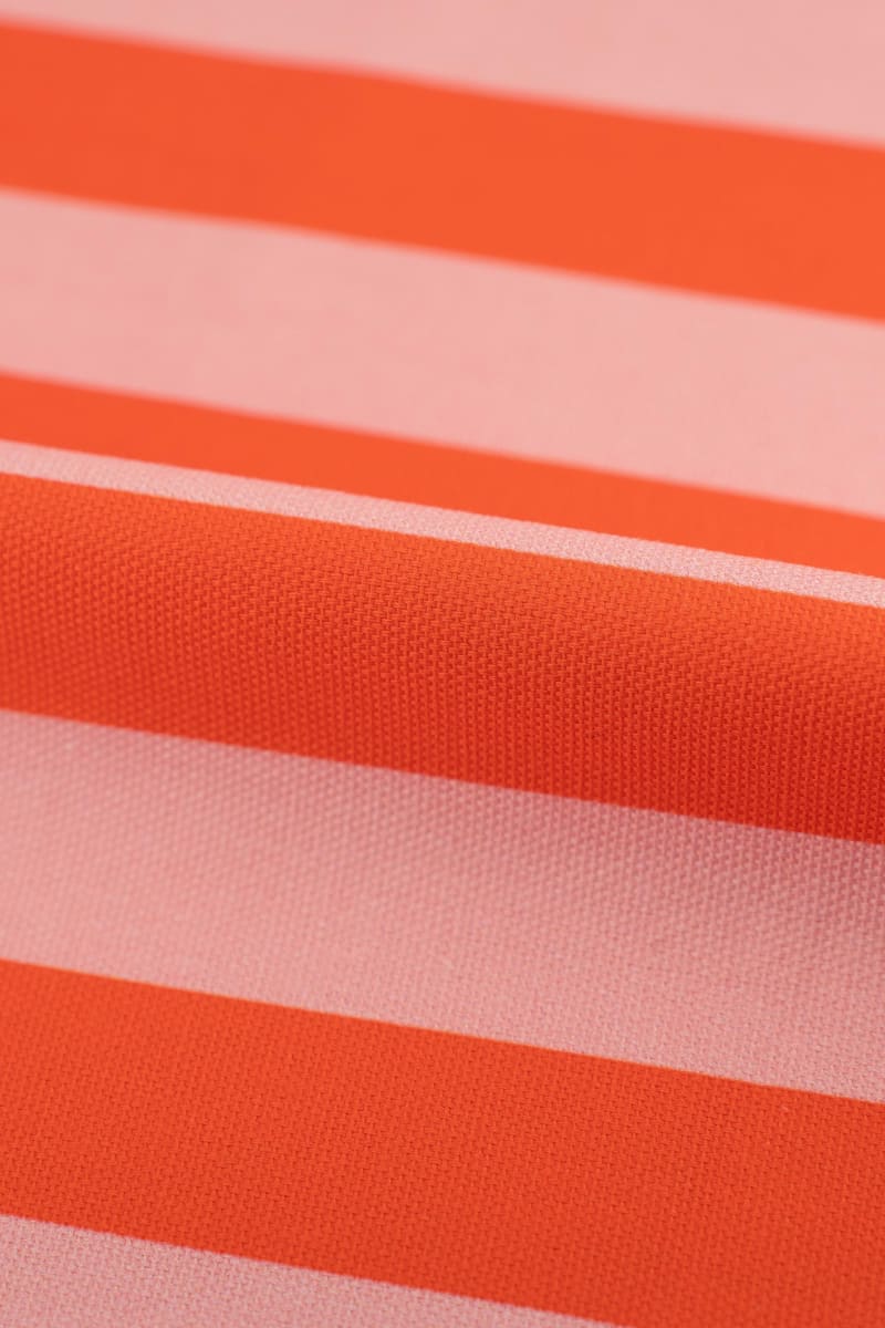 Semipanamá rayas coral y rosa