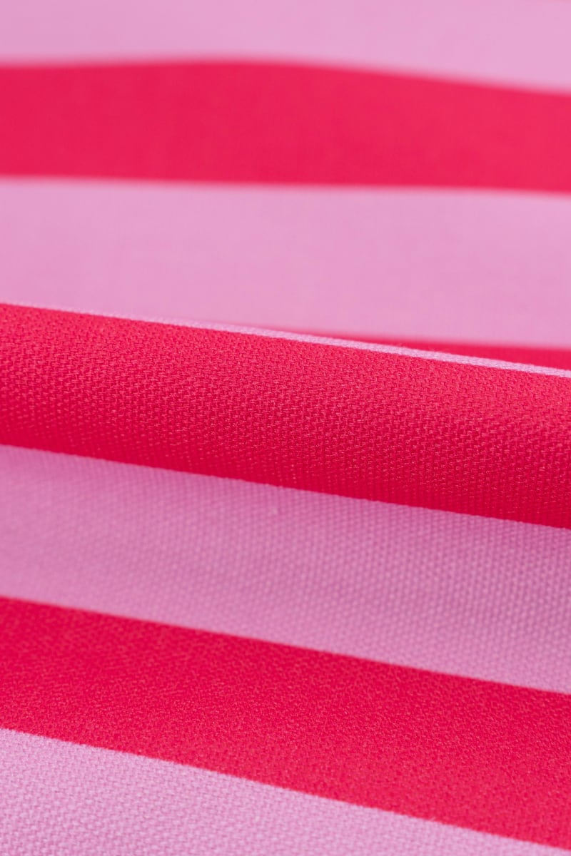 Semipanamá rayas fucsia y rosa