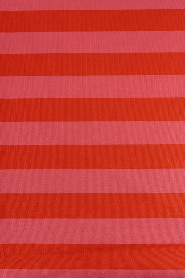 Semipanamá rayas rojo y fucsia