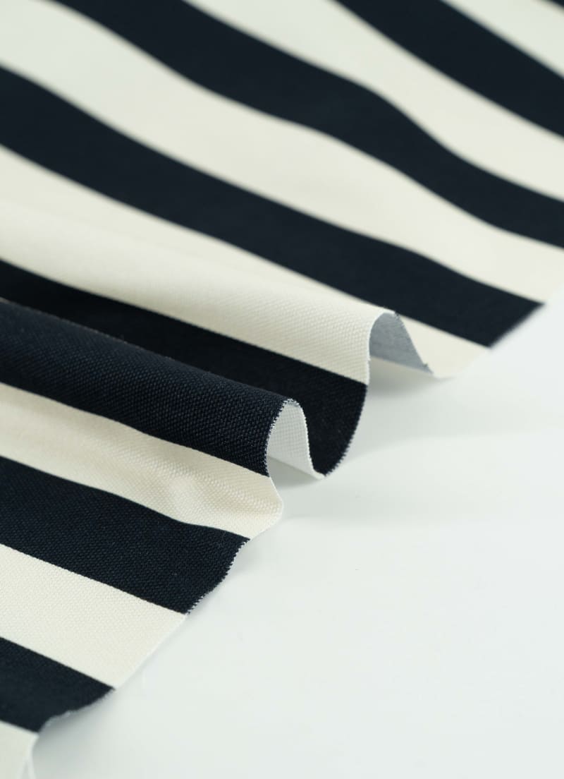 Semipanamá rayas negro y blanco