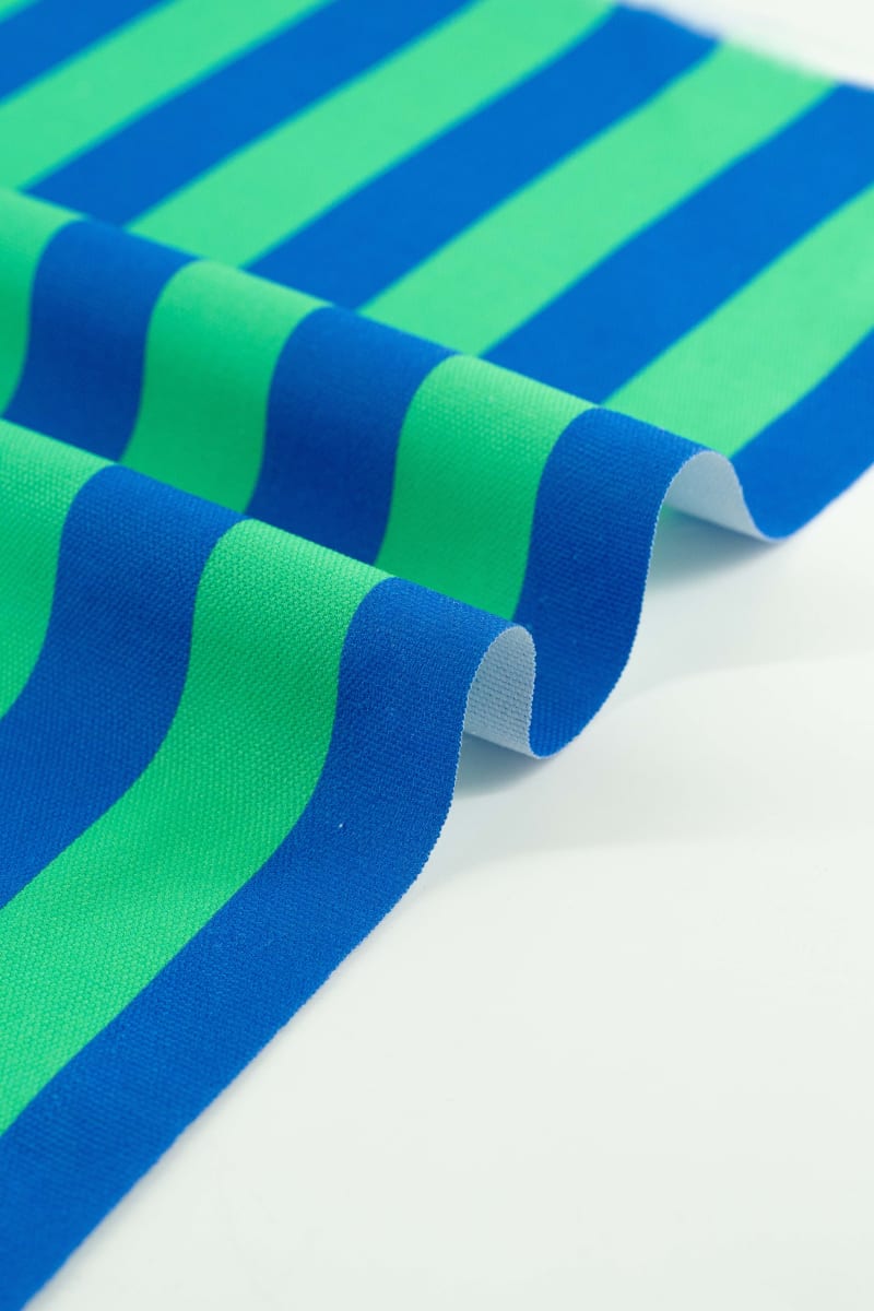 Semipanamá rayas azulina y verde