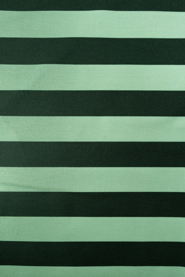 Semipanamá rayas botella y menta