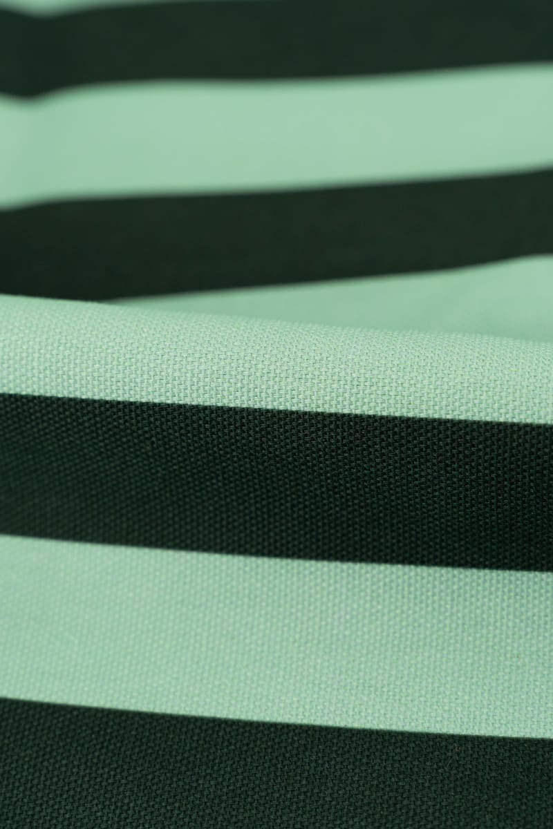 Semipanamá rayas botella y menta