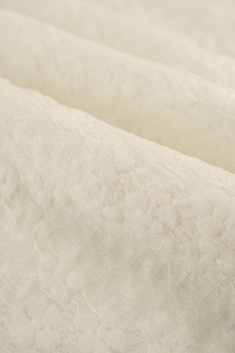 Punto floral beige crudo