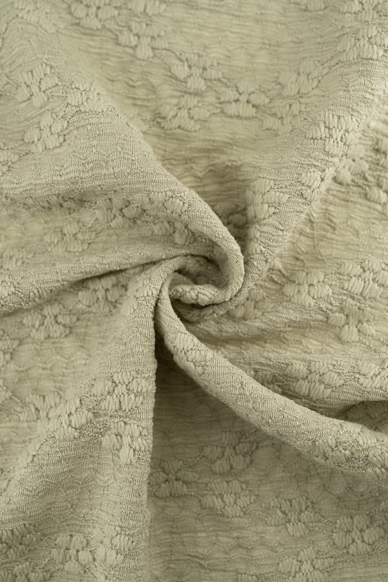 Punto floral gris
