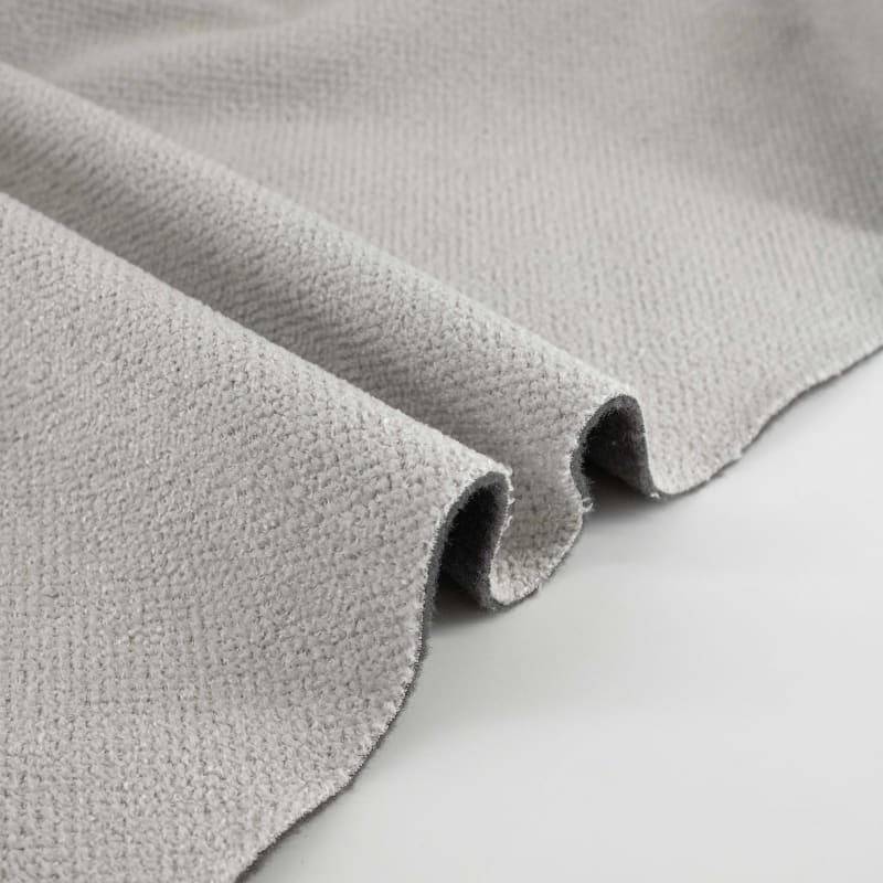 Chenilla liso gris claro