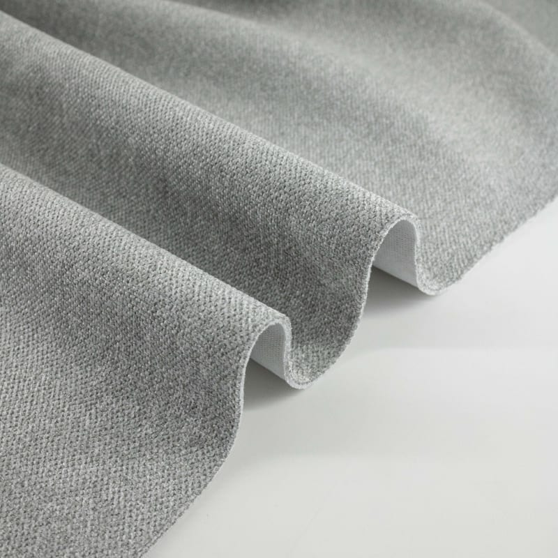 Chenilla liso gris claro
